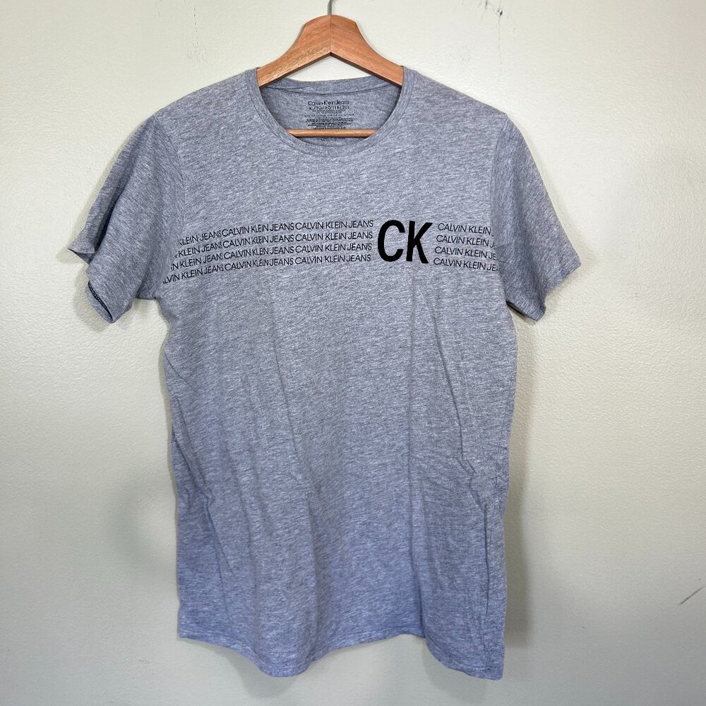 Calvin Klein Jeans - T-shirt/tee/shirt - XL/TG/XG/(18-20) - Black and grey